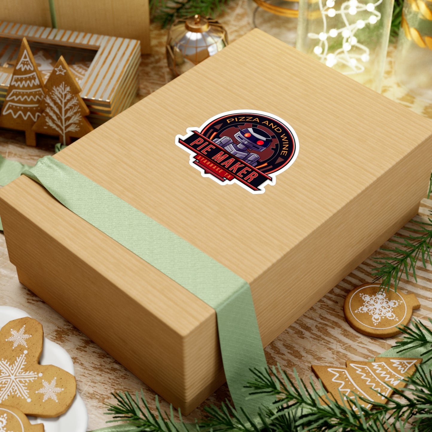 Pie Maker Pizza & Wine Coupon Decal