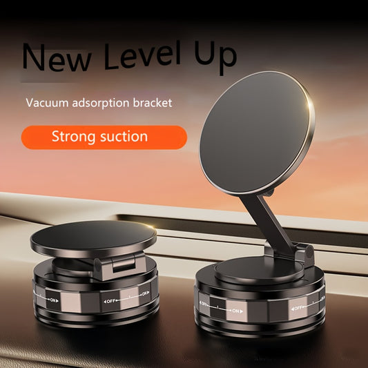 4pcs Magnetic Phone Stand Set - Including 1 Stand, 1 Magic Ring, 1 Cleaning Cloth And 1 Rubber Pad - N52 Strong Magnet, 360° Rotatable Adjustable Stand, Suitable for Desktop, Home And Office
