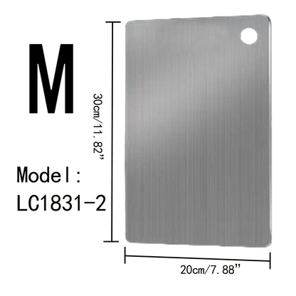 New 2025 Titanium Cutting Board Set - Heavy-Duty 100% Pure Titanium, Double-Sided Food-Safe Kitchen Chopping Boards with Rounded Edges & Non-Slip Grip, Hygienic & Easy-Clean Surface for Meat, Vegetables, Fruits - Ideal Mother
