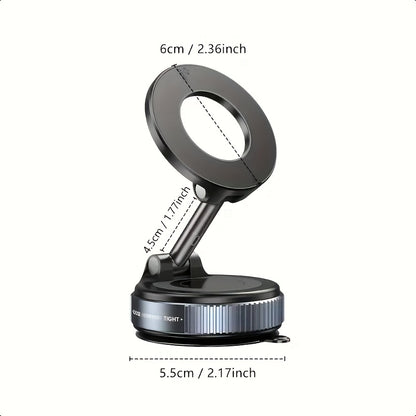 4pcs Magnetic Phone Stand Set - Including 1 Stand, 1 Magic Ring, 1 Cleaning Cloth And 1 Rubber Pad - N52 Strong Magnet, 360° Rotatable Adjustable Stand, Suitable for Desktop, Home And Office